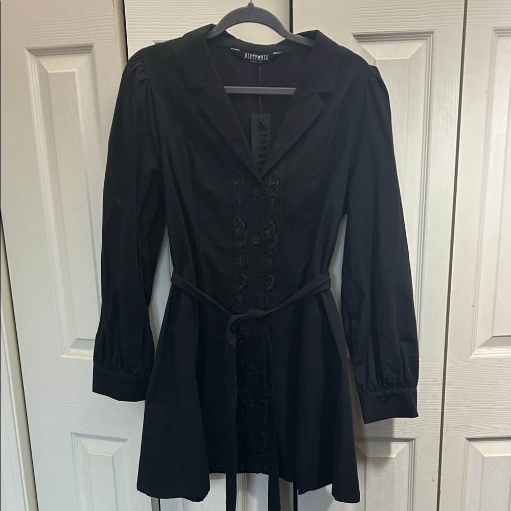 Disturbia Black Long Sleeve Dress